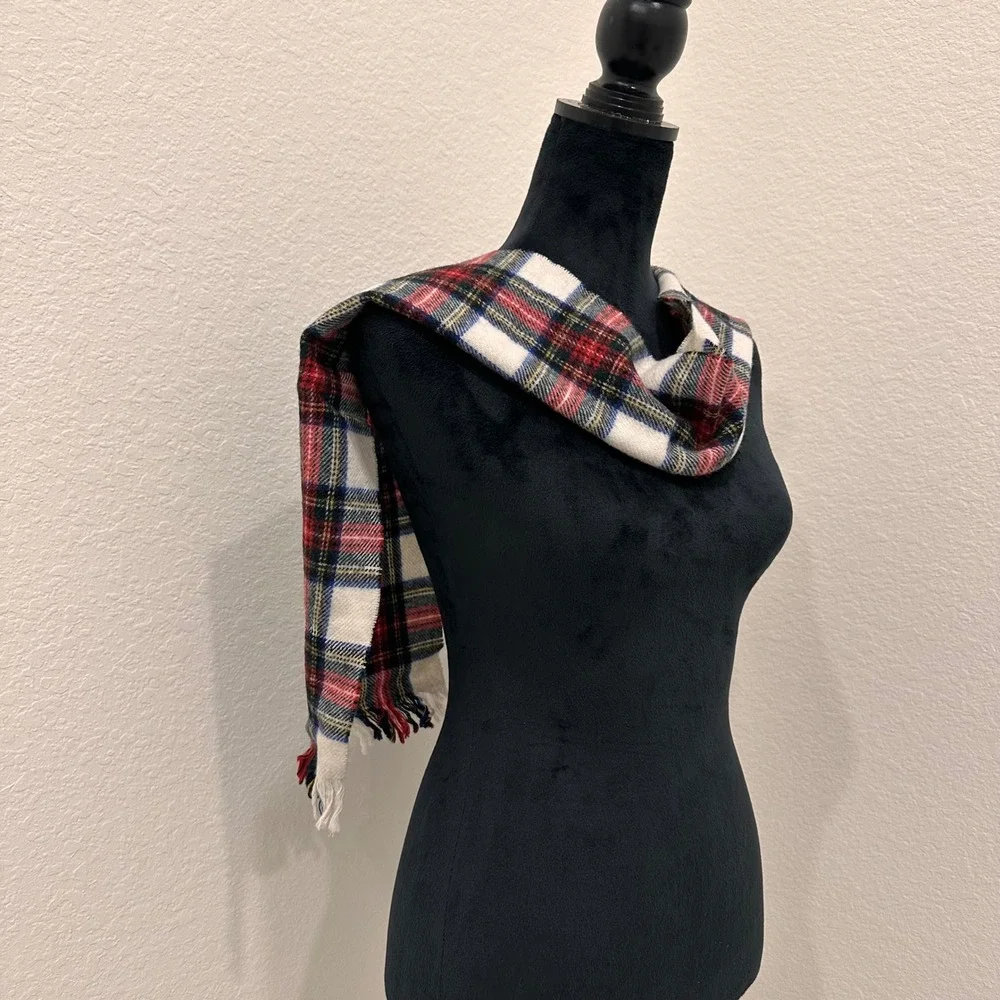 Highland Home Industries 100% New Pure Wool Scarf Holiday‎ Winter Scotland